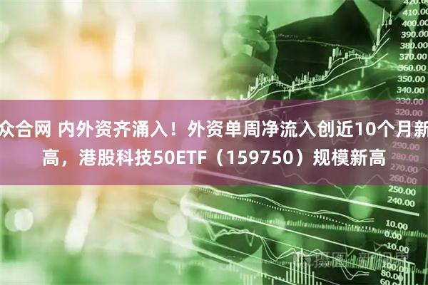 众合网 内外资齐涌入！外资单周净流入创近10个月新高，港股科技50ETF（159750）规模新高
