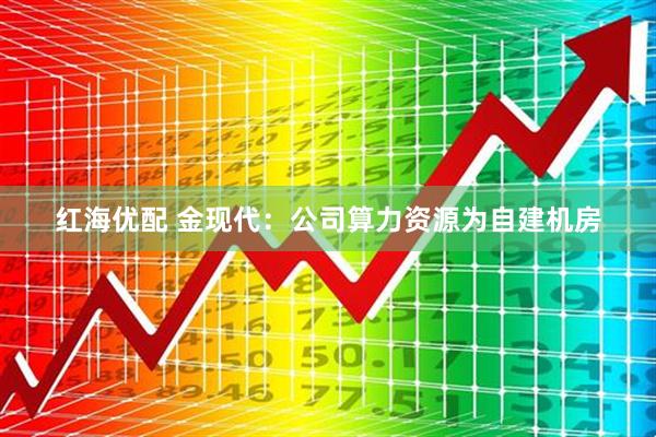 红海优配 金现代：公司算力资源为自建机房