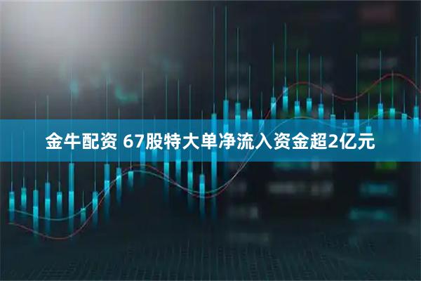 金牛配资 67股特大单净流入资金超2亿元